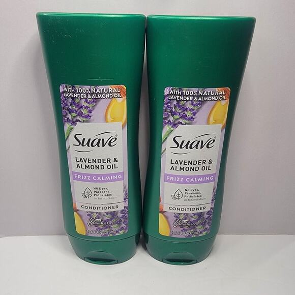 2 Pack Suave Lavender & Almond Oil Frizz Calming Conditioner 12.6oz - Picture 5 of 5